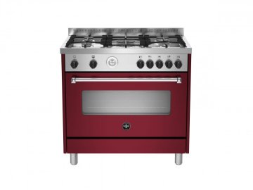 Bertazzoni La Germania Americana AMN965GVIT cucina Elettrico/Gas Gas Rosso