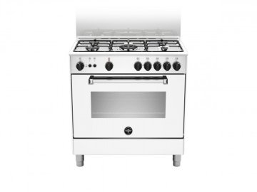 Bertazzoni La Germania Americana AMN855GBV cucina Elettrico/Gas Gas Bianco