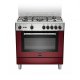 Bertazzoni La Germania Americana AMN855GVIV cucina Gas Bordeaux, Acciaio inox 2
