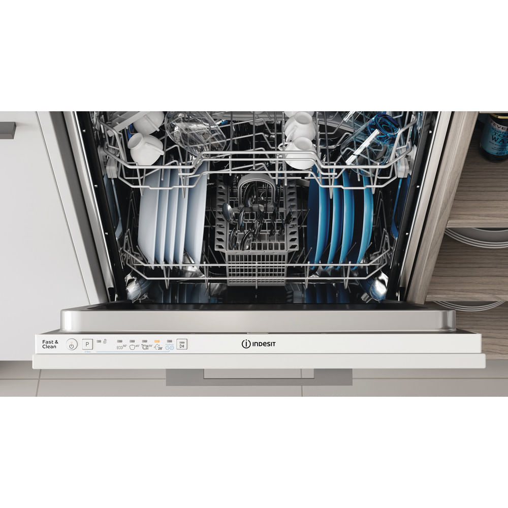 DIE2B19 - Indesit DIE 2B19 A scomparsa totale 13 coperti F - Lavastoviglie  da incasso - Negozi Elettronica Roma - Radionovelli