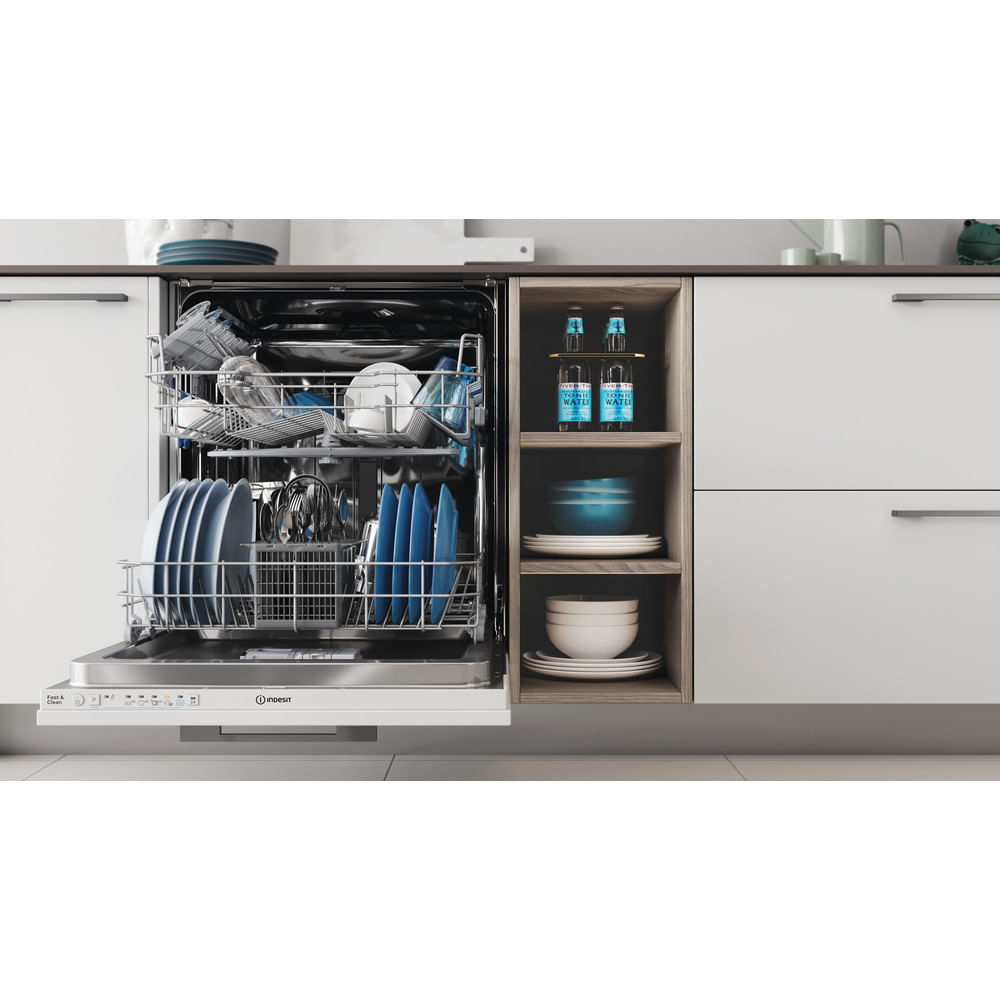 DIE2B19 - Indesit DIE 2B19 A scomparsa totale 13 coperti F - Lavastoviglie  da incasso - Negozi Elettronica Roma - Radionovelli