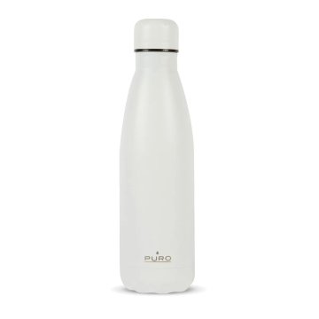 PURO Icon Uso quotidiano 500 ml Acciaio inox Bianco