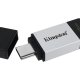 Kingston Technology DataTraveler 80 unità flash USB 32 GB USB tipo-C 3.2 Gen 1 (3.1 Gen 1) Nero, Argento 6