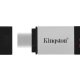 Kingston Technology DataTraveler 80 unità flash USB 64 GB USB tipo-C 3.2 Gen 1 (3.1 Gen 1) Nero, Argento 5