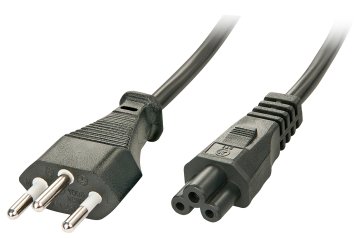Lindy 30412 cavo di alimentazione Nero 2 m Accoppiatore C5