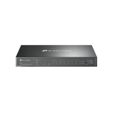 TP-Link Omada SG2210P switch di rete Gestito L2/L2+ Gigabit Ethernet (10/100/1000) Supporto Power over Ethernet (PoE) Nero