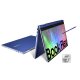 Samsung Galaxy Book Flex 13,3” Royal Blue Touch Screen S Pen Intel® Core™ i5 di decima generazione Windows 10 Home Wi-Fi 6 RAM 12GB Memoria 512GB Batteria 69,7Wh Lettore impronte digitali 2