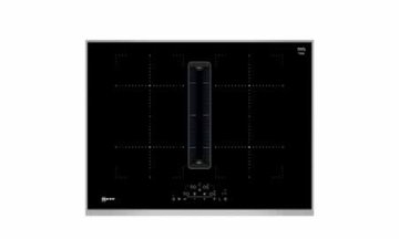 Neff T47TD7BX2 piano cottura Nero Da incasso 60 cm Piano cottura a induzione 4 Fornello(i) Cappa da incasso