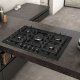 Neff T27CS59S0 piano cottura Nero Da incasso 75 cm Gas 5 Fornello(i) 4