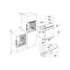 Whirlpool W7OS44S1P 73 L Nero, Acciaio inox 30