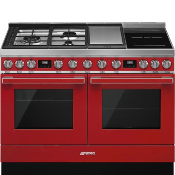 Smeg CPF120IGMPR cucina Elettrico Combi Rosso