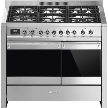 Smeg A2PY-81 cucina Cucina freestanding Elettrico Gas Acciaio inox