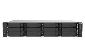 QNAP TS-1253DU-RP NAS Armadio (2U) Intel® Celeron® J4125 4 GB DDR4 0 TB QNAP QTS Alluminio, Nero