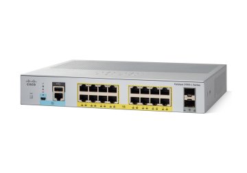 Cisco Catalyst 2960L-16PS-LL Gestito L2 Gigabit Ethernet (10/100/1000) Supporto Power over Ethernet (PoE) 1U Grigio