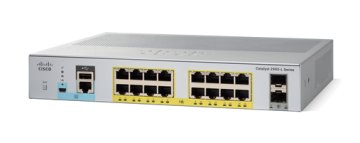 Cisco Catalyst 2960L-16PS-LL Gestito L2 Gigabit Ethernet (10/100/1000) Supporto Power over Ethernet (PoE) 1U Grigio