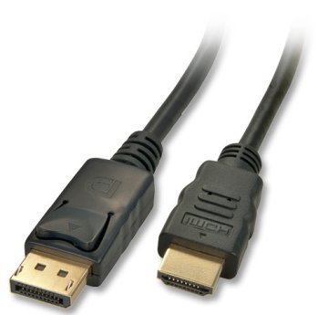 Lindy 41482 cavo e adattatore video 3 m DisplayPort HDMI Nero