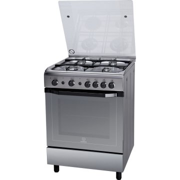 Indesit I6GG1F(X)/I Cucina Gas naturale Gas Acciaio inossidabile A