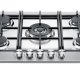 Bertazzoni La Germania P75C EL X piano cottura Acciaio inox Da incasso Gas 5 Fornello(i) 2