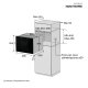 Samsung NQ50T8539BK Forno microonde da incasso Combinato Infinite Line 50L Vetro nero 5