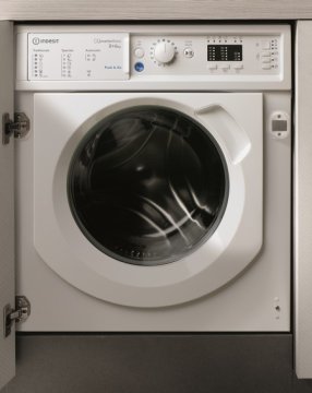 Indesit BI WDIL 861484 EU lavasciuga Da incasso Caricamento frontale Bianco D