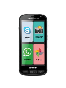 Brondi Amico 12,7 cm (5") Doppia SIM Android 5.1 3G Micro-USB 0,5 GB 4 GB 2000 mAh Nero