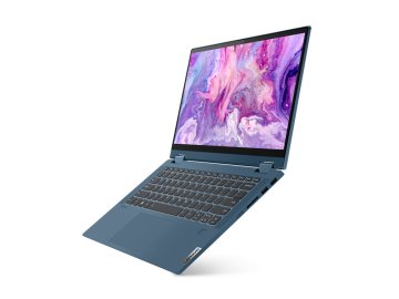 Lenovo IdeaPad Flex 5 Intel® Core™ i5 i5-1035G1 Ibrido (2 in 1) 35,6 cm (14") Touch screen Full HD 16 GB DDR4-SDRAM 1 TB SSD Wi-Fi 6 (802.11ax) Windows 10 Home Turchese