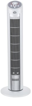 DCG Eltronic VE9095 ventilatore Nero, Bianco