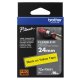 Brother TZE-FX651 nastro per etichettatrice Nero su giallo TZ 4