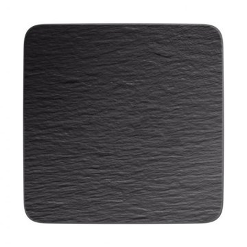 Villeroy & Boch Rock Porcellana Nero Quadrato Piastra in ardesia