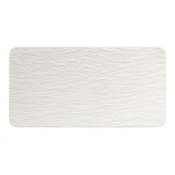 Villeroy & Boch Rock Porcellana Bianco Rettangolare Piastra in ardesia