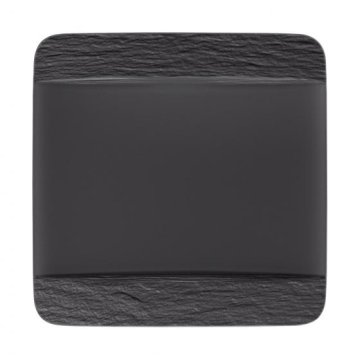 Villeroy & Boch Rock Piatto da portata Quadrato Porcellana Nero 1 pz