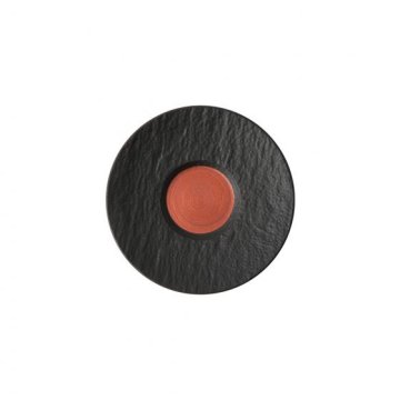 Villeroy & Boch Rock Glow piattino Porcellana Nero, Rame