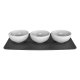 Villeroy & Boch New Moon Set di ciotole Rotondo Porcellana Nero, Bianco 4 pz 2