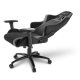 Sharkoon SKILLER SGS2 Sedia da gaming per PC Seduta imbottita Nero, Grigio 6