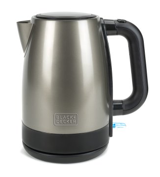 Nero & Decker BXKE2201E bollitore elettrico 1,7 L 2200 W Nero, Acciaio inossidabile