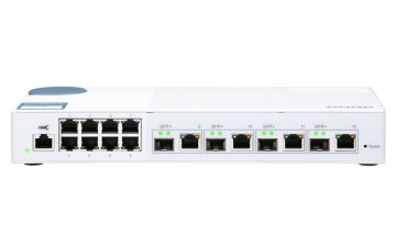 QNAP QSW-M408-4C switch di rete Gestito L2 Gigabit Ethernet (10/100/1000) Bianco