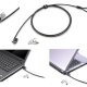 Lenovo 57Y4303 cavo di sicurezza Nero, Argento 1,52 m 2