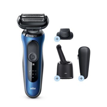 Braun Series 6 60-B7200cc Rasoio Trimmer Blu
