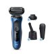 Braun Series 6 60-B7200cc Rasoio Trimmer Blu 3