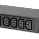 APC AP6015A unità di distribuzione dell'energia (PDU) 8 presa(e) AC 0U/1U Nero 4