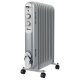 Ardes Curvy 11 Interno Nero, Grigio, Bianco 2500 W Riscaldatore ambiente elettrico a olio 2