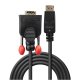 Lindy 41943 cavo e adattatore video 3 m VGA (D-Sub) DisplayPort Nero 3
