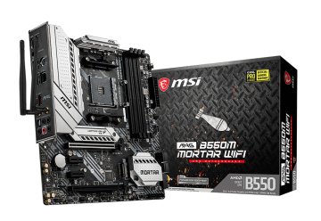 MSI MAG B550M Mortar Wifi AMD B550 Socket AM4 micro ATX