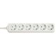 Lindy 73102 prolunghe e multiple 6 presa(e) AC Interno Bianco 2