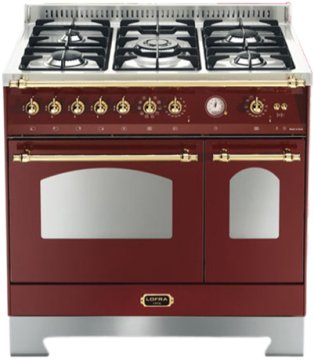 Lofra RRD96MFTE/CI Cucina freestanding Elettrico Gas Bordeaux