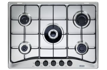 De’Longhi FFA 57 ASV piano cottura Acciaio inox Da incasso 68 cm Gas 5 Fornello(i)