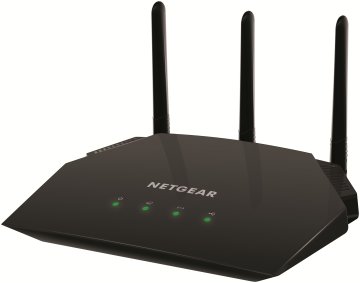 NETGEAR AC2000 router wireless Gigabit Ethernet Dual-band (2.4 GHz/5 GHz) Nero