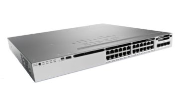 Cisco 3850-24S-S Gestito L3 Gigabit Ethernet (10/100/1000) 1U Nero, Grigio