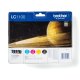 Brother LC1100VALBP cartuccia d'inchiostro 4 pz Originale Nero, Ciano, Magenta, Giallo 2