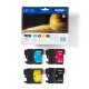 Brother LC1100VALBP cartuccia d'inchiostro 4 pz Originale Nero, Ciano, Magenta, Giallo 4